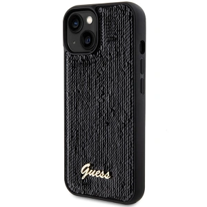 Hurtownia GSM - Etui Guess GUHCP14SPSFDGSK Apple iPhone 15 / 14 hardcase Sequin Script Metal černý/black - GUE3076 - {ean13} - Hurt