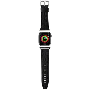 Hurtownia GSM - Pasek Karl Lagerfeld KLAWMSAKLHPK Apple Watch 4/5/6/7/SE/8/9/10 40/41/42mm curea Saffiano Monogram negru/black - KLD1846 - {ean13} - Hurt