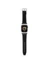 Belt Karl Lagerfeld KLAWMSAKLHPK Apple Watch 4/5/6/7/SE/8/9/10 40/41/42mm strap Saffiano Monogram black