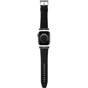 Hurtownia GSM - Pasek Karl Lagerfeld KLAWMSAKLHPK Apple Watch 4/5/6/7/SE/8/9/10 40/41/42mm curea Saffiano Monogram negru/black - KLD1846 - {ean13} - Hurt