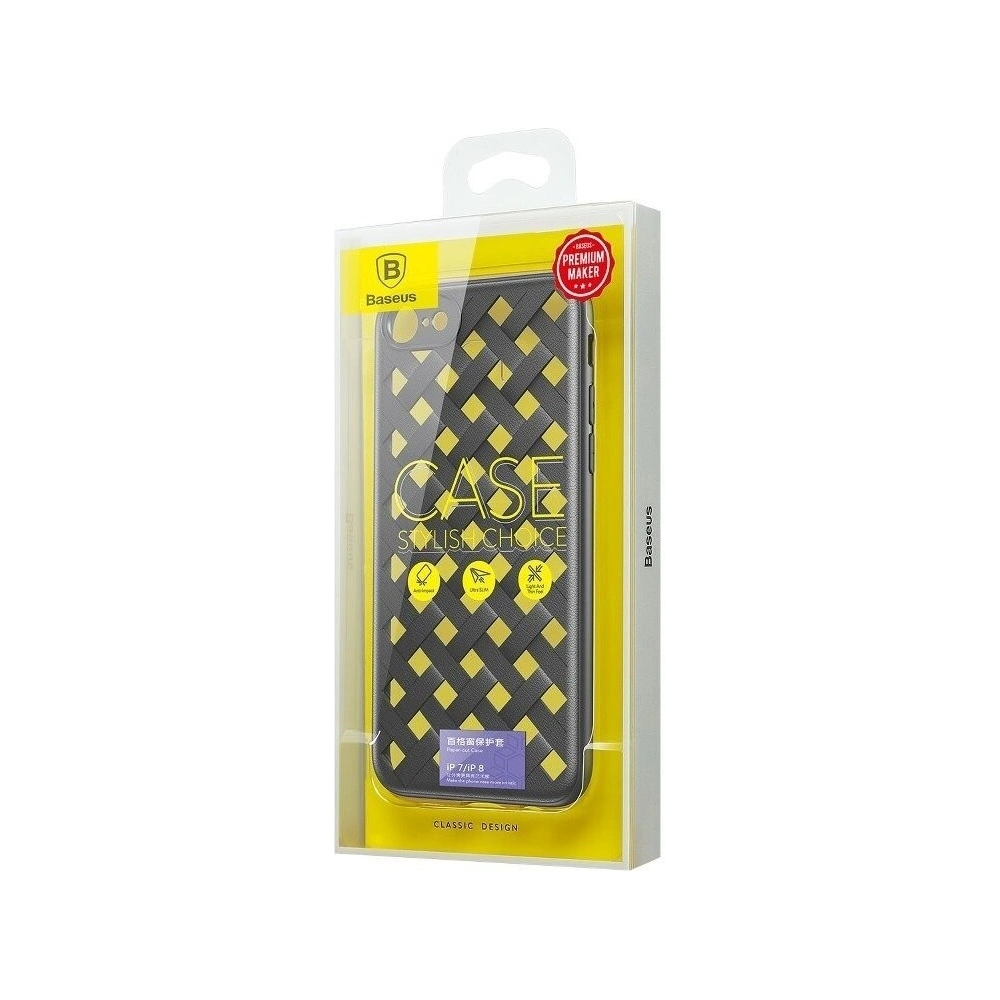 Hurtownia GSM - Etui Baseus Papercut Case do Apple iPhone SE 2022/SE 2020/8/7 (czarne) - BSU519BLK - {ean13} - Hurt