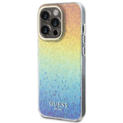 Etui Guess GUHCP14XHDECMI Apple iPhone 14 Pro Max hardcase IML Faceted Mirror Disco Iridescent wielokolorowy