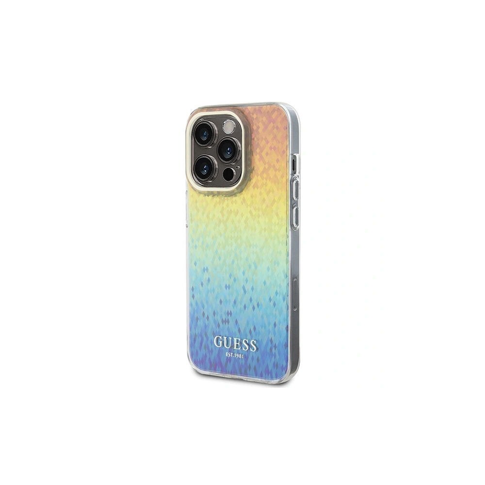 Hurtownia GSM - Case Guess GUHCP14XHDECMI Apple iPhone 14 Pro Max Hardcase IML Faceted Mirror Disco Iridescent mehrfarbig - GUE3077 - {ean13} - Hurt