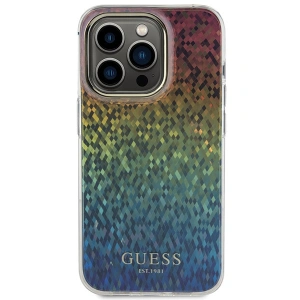Guess GUHCP14XHDECMI Apple iPhone 14 Pro Max hardcase IML Faceted Mirror Disco Iridescent multicoloured