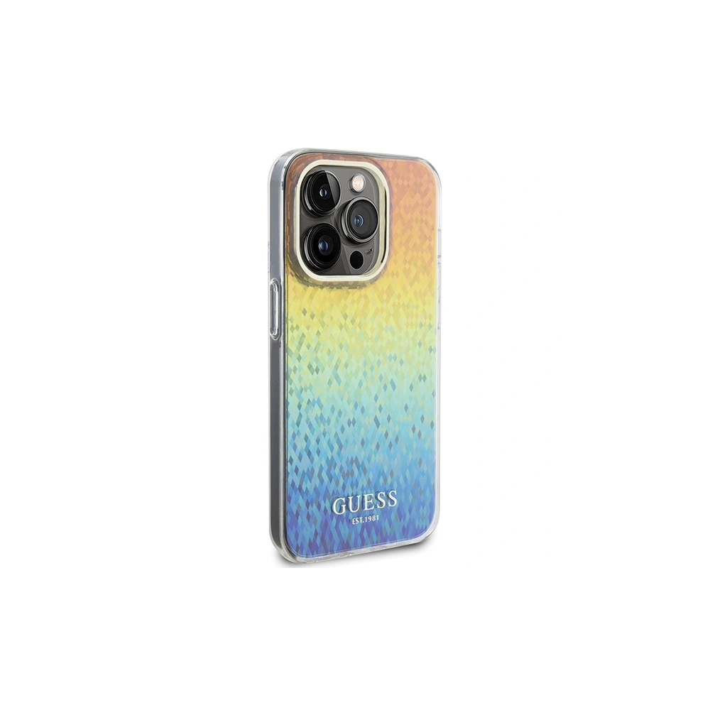 Hurtownia GSM - Etui Guess GUHCP14XHDECMI Apple iPhone 14 Pro Max hardcase IML Faceted Mirror Disco Iridescent vícebarevný - GUE3077 - {ean13} - Hurt
