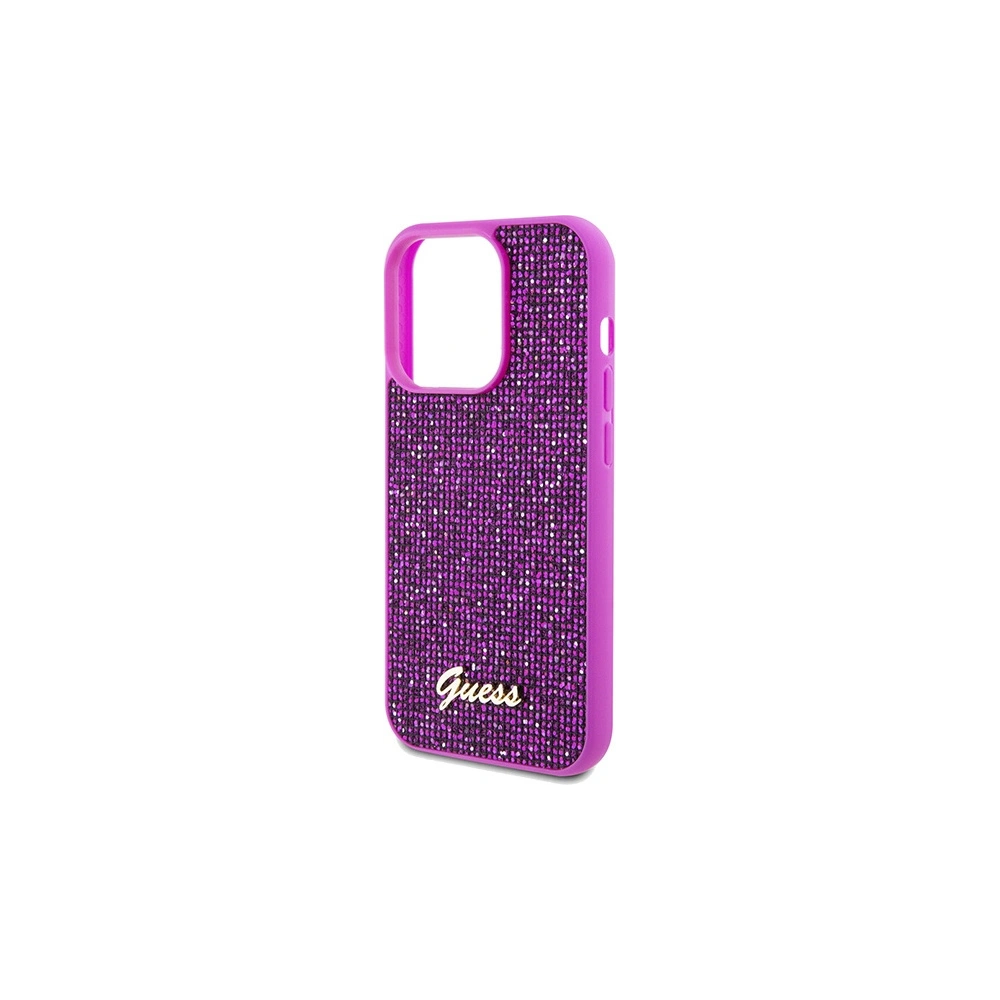 Hurtownia GSM - Case Guess GUHCP14XPMSDGSF Apple iPhone 14 Pro Max Hardcase Disco Metal Script fuchsia/fuchsia - GUE3079 - {ean13} - Hurt