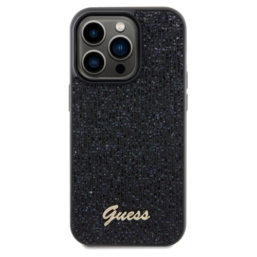 Etui Guess GUHCP14XPMSDGSK Apple iPhone 14 Pro Max hardcase Disco Metal Script czarny/black