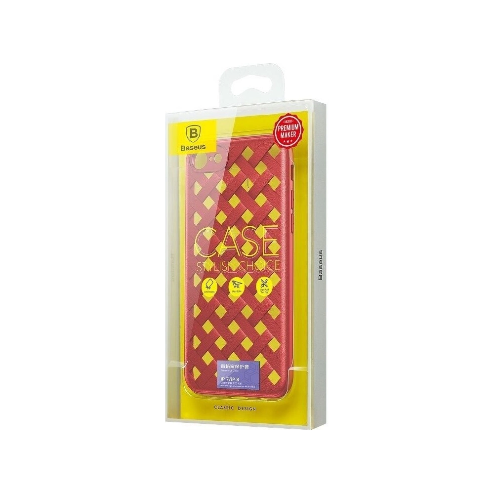 Hurtownia GSM - Etui Baseus Papercut Case do Apple iPhone SE 2022/SE 2020/8/7 (czerwone) - BSU521RED - {ean13} - Hurt