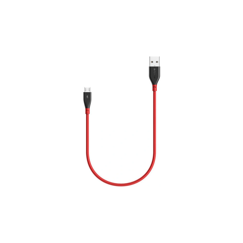 Wholesale Micro USB AmpCore II Cable BlitzWolf BW-MC10 0,3m Red - BLZ061RED - {ean13} - Hurt