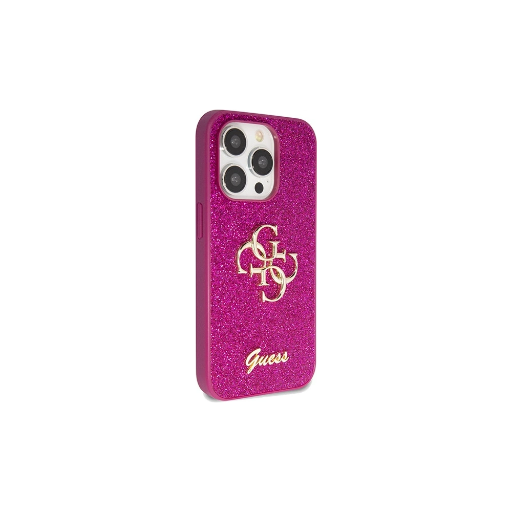 Hurtownia GSM - Etui Guess GUHCP15LHG4SGU Apple iPhone 15 Pro hardcase Glitter Script Big 4G violet/purple - GUE3088 - {ean13} - Hurt