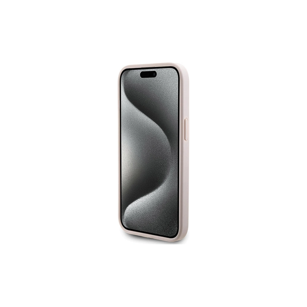 Hurtownia GSM - Etui Guess GUHCP15SG4GLPI Apple iPhone 15 / 14 tvrdý obal 4G Stripe Collection růžový/pink - GUE3089 - {ean13} - Hurt