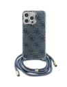 Hurtownia GSM - Etui Guess GUHCP15SHC4SEB Apple iPhone 15 / 14 hardcase Crossbody Cord 4G Print modrý/blue - GUE3090 - {ean13} - Hurt