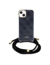 Hurtownia GSM - Etui Guess GUHCP15SHC4SEK Apple iPhone 15 / 14 hardcase Crossbody Cord 4G Print černý/black - GUE3091 - {ean13} - Hurt