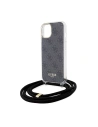 Hurtownia GSM - Etui Guess GUHCP15SHC4SEK Apple iPhone 15 / 14 hardcase Crossbody Cord 4G Print negru/black - GUE3091 - {ean13} - Hurt