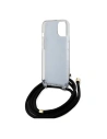 Hurtownia GSM - Etui Guess GUHCP15SHC4SEK Apple iPhone 15 / 14 hardcase Crossbody Cord 4G Print černý/black - GUE3091 - {ean13} - Hurt