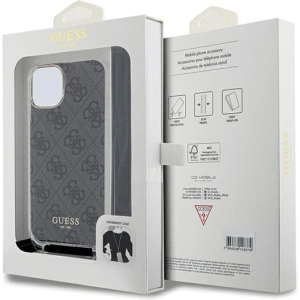 Hurtownia GSM - Etui Guess GUHCP15SHC4SEK Apple iPhone 15 / 14 hardcase Crossbody Cord 4G Print černý/black - GUE3091 - {ean13} - Hurt