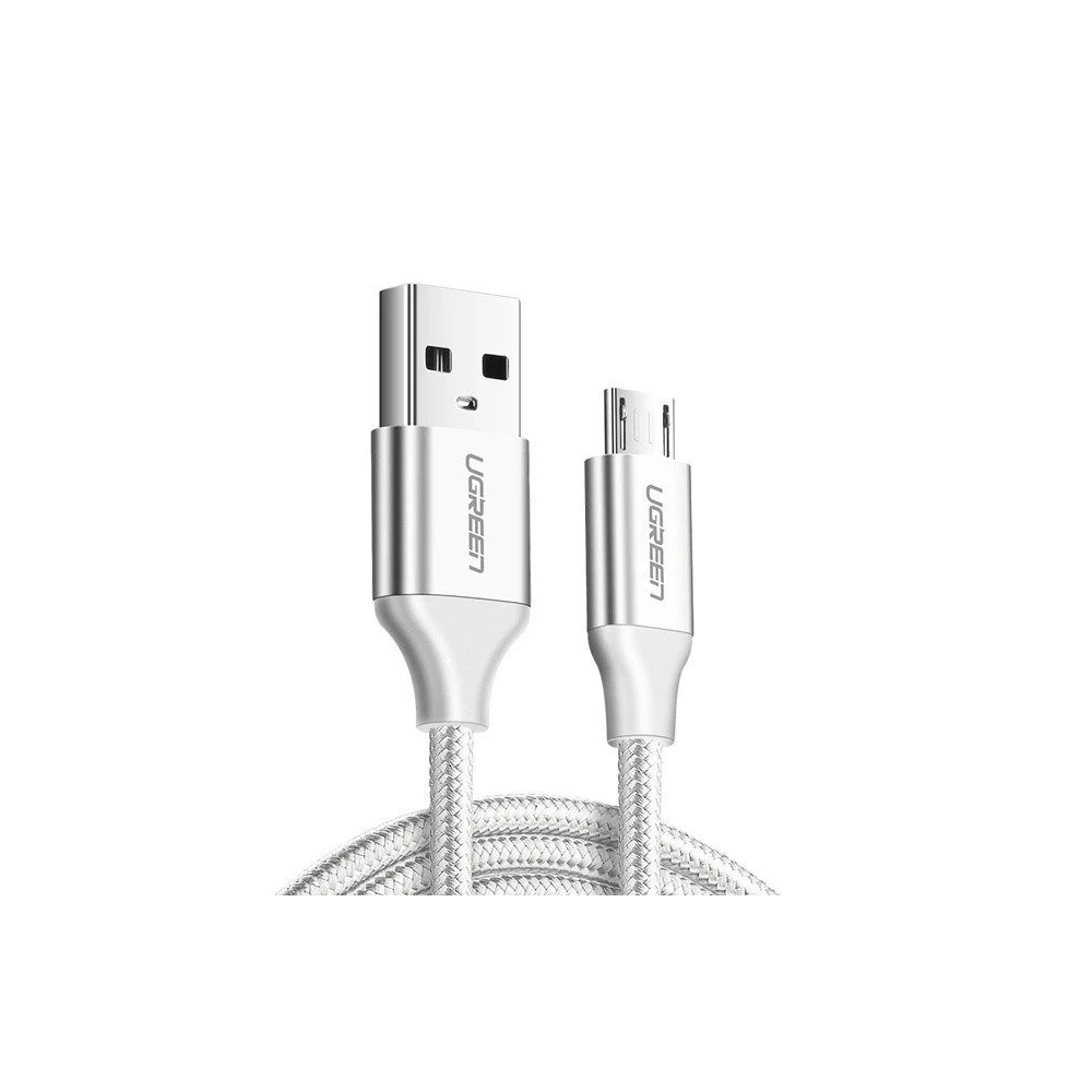 Hurtownia GSM - Kabel micro USB UGREEN QC 3.0 2.4A 1m (biały) - UGR061WHT - {ean13} - Hurt