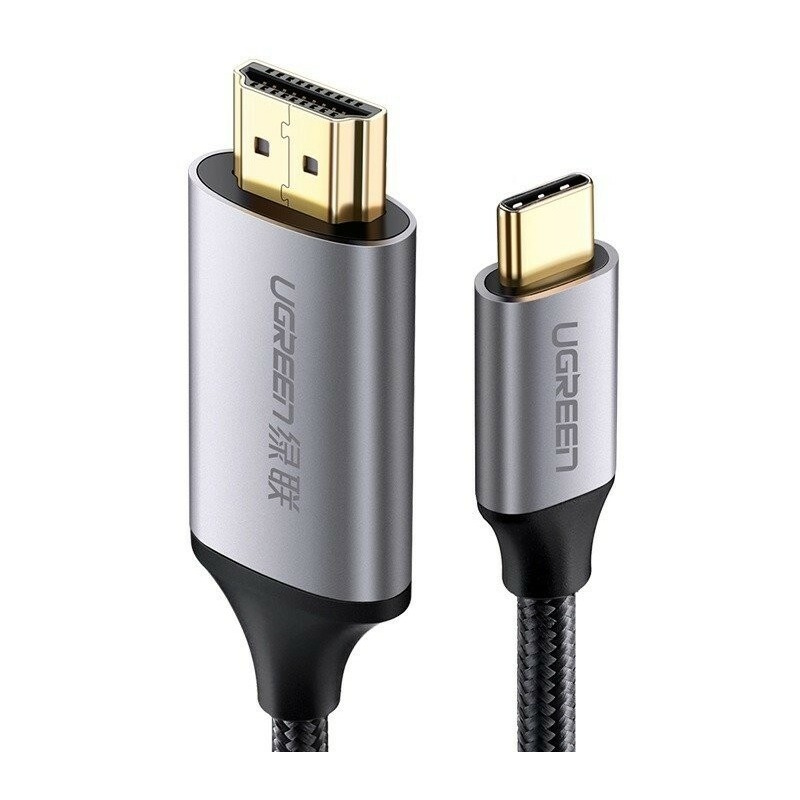 Ugreen Distributor - 6957303855704 - UGR064BLK - USB-C to HDMI Cable UGREEN 4K UHD 1.5m Black - B2B homescreen