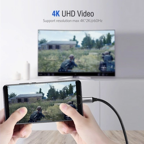 Kabel USB-C do HDMI UGREEN 4K UHD 1.5m (czarny)