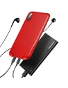 Audio-Etui Baseus für iPhone X (rot)