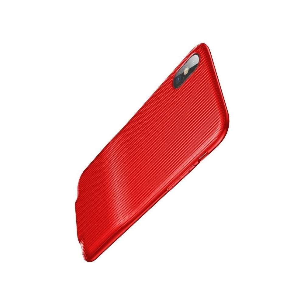 Hurtownia GSM - Etui cu adaptor audio Baseus Audio Case pentru iPhone X (roșu) - BSU523RED - {ean13} - Hurt