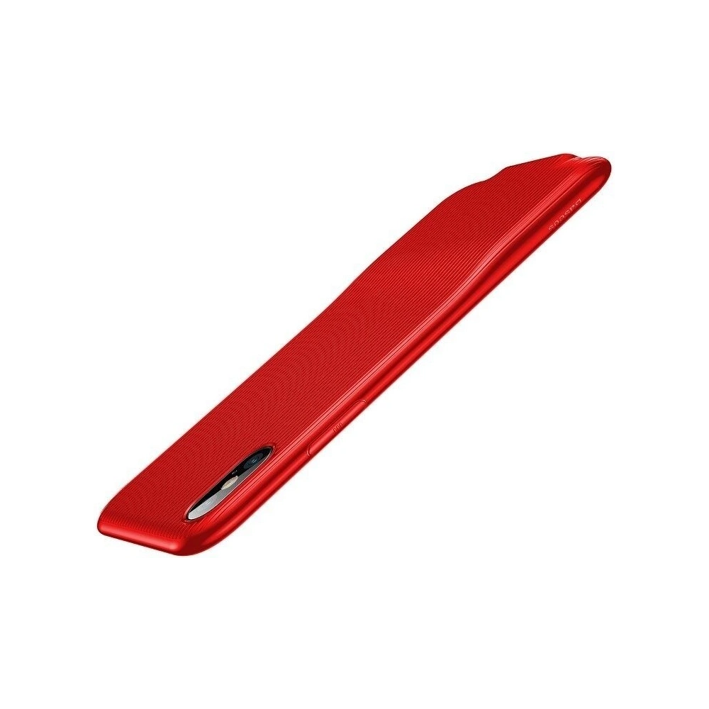 Hurtownia GSM - Etui cu adaptor audio Baseus Audio Case pentru iPhone X (roșu) - BSU523RED - {ean13} - Hurt
