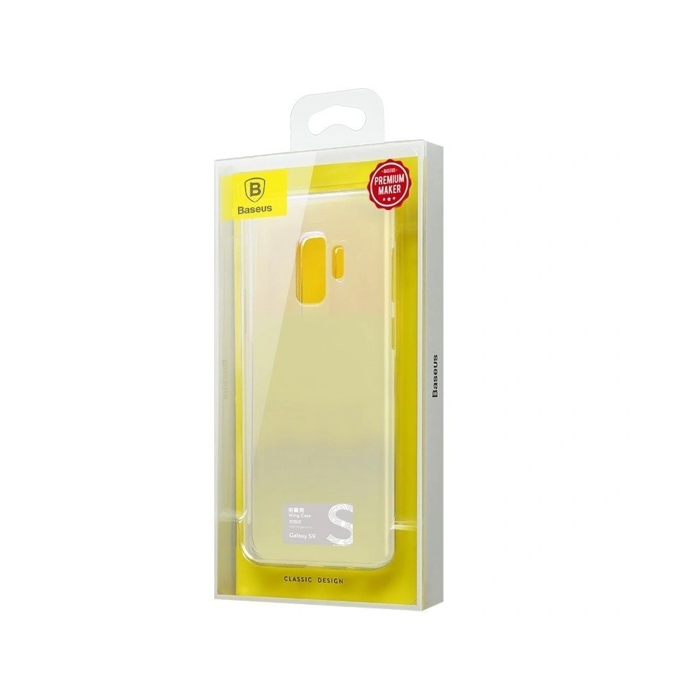 Wholesale Baseus Wing Case Samsung Galaxy S9 Matte Clear - BSU525CLMAT - {ean13} - Hurt