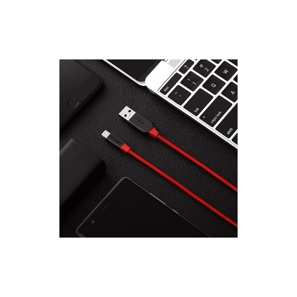Hurtownia GSM - Cablul Lightning AmpCore Turbo BlitzWolf BW-MF8 1,8m, roșu - BLZ070RED - {ean13} - Hurt