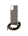 Hurtownia GSM - Etui Guess GUHCP15SHC4SEW Apple iPhone 15 / 14 hardcase Crossbody Cord 4G Print brązowy/brown - GUE3094 - {ean13} - Hurt