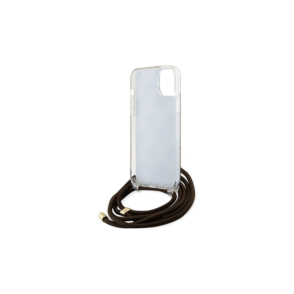 Hurtownia GSM - Etui Guess GUHCP15SHC4SEW Apple iPhone 15 / 14 hardcase Crossbody Cord 4G Print hnědý/brown - GUE3094 - {ean13} - Hurt