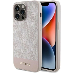 Hurtownia GSM - Case Guess GUHCP15XG4GLPI Apple iPhone 15 Pro Max Hartschale 4G Stripe Collection rosa/pink - GUE3095 - {ean13} - Hurt