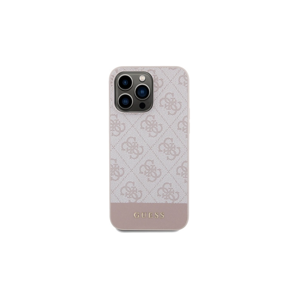 Hurtownia GSM - Case Guess GUHCP15XG4GLPI Apple iPhone 15 Pro Max Hartschale 4G Stripe Collection rosa/pink - GUE3095 - {ean13} - Hurt