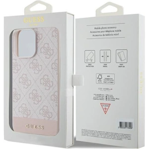 Hurtownia GSM - Case Guess GUHCP15XG4GLPI Apple iPhone 15 Pro Max Hartschale 4G Stripe Collection rosa/pink - GUE3095 - {ean13} - Hurt