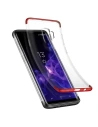 Durchsichtiges Etui Baseus Armor Case für Samsung Galaxy S9 (rot)