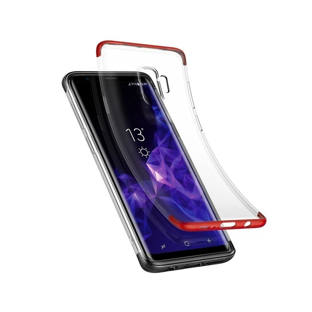 Hurtownia GSM - Etui transparent Baseus Armor Case pentru Samsung Galaxy S9 (roșu) - BSU532RED - {ean13} - Hurt