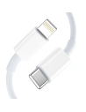 Hurtownia GSM - Netzteil Tech-Protect C20W Netzladegerät 2xUSB-C, PD, 20W + USB-C / Lightning Kabel 100cm Weiß - THP2456 - {ean13} - Hurt