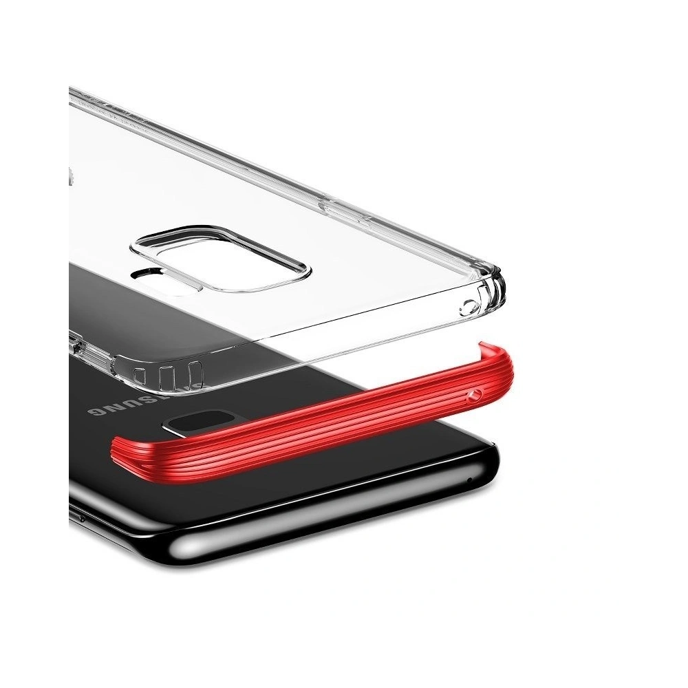 Hurtownia GSM - Etui transparent Baseus Armor Case pentru Samsung Galaxy S9 (roșu) - BSU532RED - {ean13} - Hurt