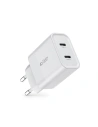 Hurtownia GSM - Netzteil Tech-Protect C20W Netzwerk-Ladegerät 2xUSB-C, PD, 20W Weiß - THP2459 - {ean13} - Hurt