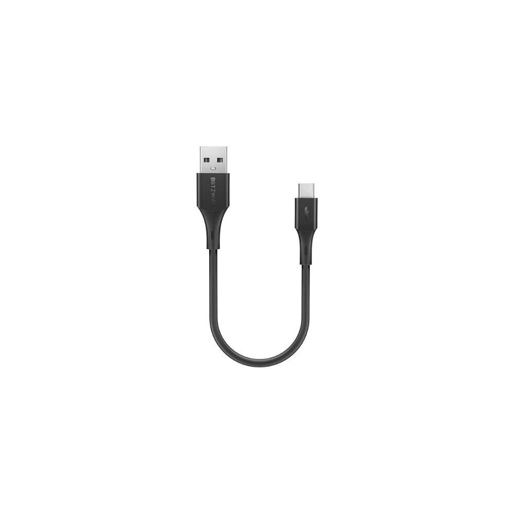 Wholesale Micro USB Cable BlitzWolf BW-MC12 2A 0,3m Black - BLZ072BLK - {ean13} - Hurt