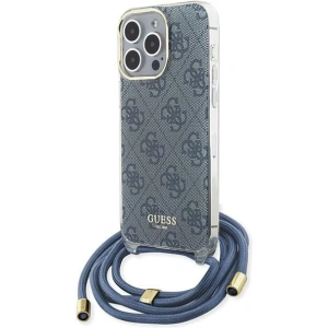 Hurtownia GSM - Case Guess GUHCP15XHC4SEB Apple iPhone 15 Pro Max Hardcase Crossbody Cord 4G Print blau/blue - GUE3096 - {ean13} - Hurt