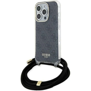 Hurtownia GSM - Case Guess GUHCP15XHC4SEK Apple iPhone 15 Pro Max Hardcase Crossbody Cord 4G Print schwarz/black - GUE3097 - {ean13} - Hurt