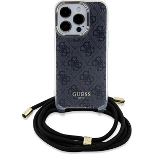 Hurtownia GSM - Etui Guess GUHCP15XHC4SEK Apple iPhone 15 Pro Max hardcase Crossbody Cord 4G Print černý/black - GUE3097 - {ean13} - Hurt