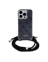 Wholesale Guess GUHCP15XHC4SEK Apple iPhone 15 Pro Max hardcase Crossbody Cord 4G Print black - GUE3097 - {ean13} - Hurt