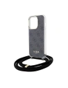 Wholesale Guess GUHCP15XHC4SEK Apple iPhone 15 Pro Max hardcase Crossbody Cord 4G Print black - GUE3097 - {ean13} - Hurt