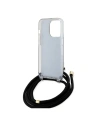 Wholesale Guess GUHCP15XHC4SEK Apple iPhone 15 Pro Max hardcase Crossbody Cord 4G Print black - GUE3097 - {ean13} - Hurt