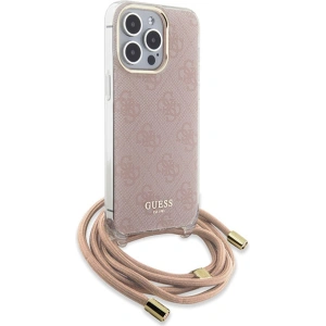 Hurtownia GSM - Case Guess GUHCP15XHC4SEP Apple iPhone 15 Pro Max Hardcase Crossbody Cord 4G Print rosa/pink - GUE3098 - {ean13} - Hurt