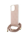 Hurtownia GSM - Etui Guess GUHCP15XHC4SEP Apple iPhone 15 Pro Max hardcase Crossbody Cord 4G Print różowy/pink - GUE3098 - {ean13} - Hurt