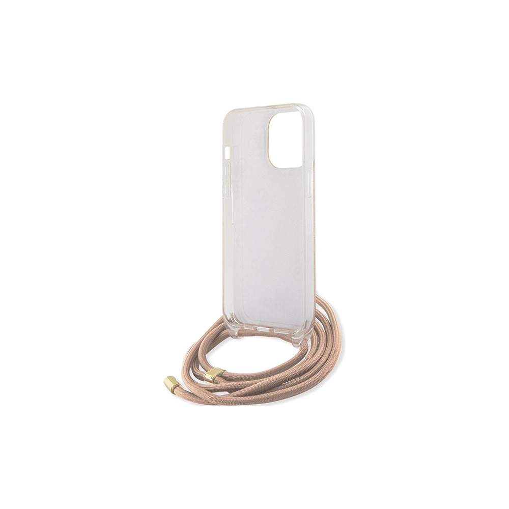 Hurtownia GSM - Etui Guess GUHCP15XHC4SEP Apple iPhone 15 Pro Max kemény tok Crossbody Cord 4G Print rózsaszín/pink - GUE3098 - {ean13} - Hurt