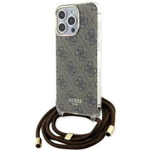 Hurtownia GSM - Etui Guess GUHCP15XHC4SEW Apple iPhone 15 Pro Max hardcase Crossbody Cord 4G Print hnědý/brown - GUE3099 - {ean13} - Hurt