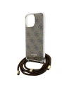 Hurtownia GSM - Etui Guess GUHCP15XHC4SEW Apple iPhone 15 Pro Max hardcase Crossbody Cord 4G Print hnědý/brown - GUE3099 - {ean13} - Hurt